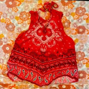 Red Bandana Women’s tank top